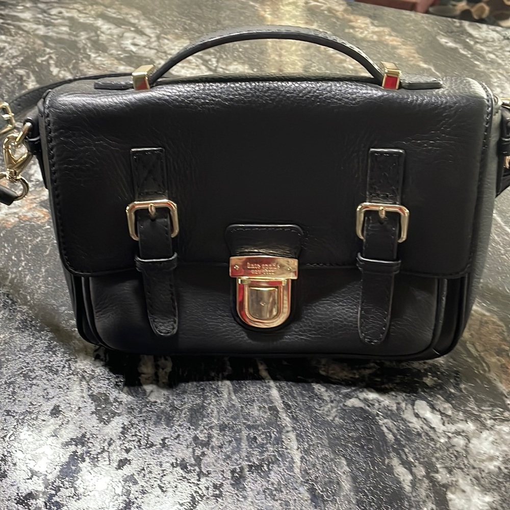 Kate Spade Black Pebbled Leather Crossbody bag